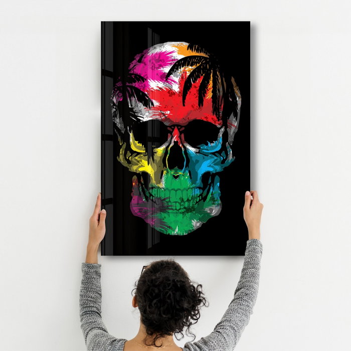 Wallity CAM-3073 Pintura Decorativa de Vidrio Templado Multicolor 46 x 72 cm Wallity CAM-3073 Pintura Decorativa de Vidrio Templado Multicolor 46 x 72 cm